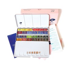 魯本斯 固體水彩 24色 精裝 水彩顏料, 詳見包裝