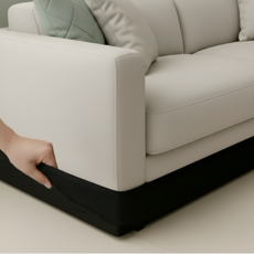 데이벤처 쇼파 침대 밑 틈새막이 가림막 신축밴드형, 1개, 블랙 2호