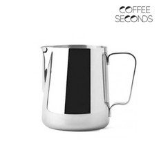 커피세컨즈 600ml 눈금 우유 스팀피쳐 내부눈금형 밀크저그, 1개