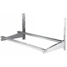 冷氣安裝架 - 空調外機架, 1個, 中號白鐵豪華橫桿架, 中號白鐵豪華橫桿架