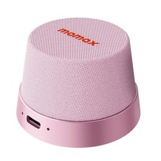 Momax 摩米士 1-Vibe Go BS6TW 迷你磁吸支架無線音箱 - 可串接手機，磁吸支架，防水音箱, 粉色