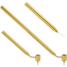 GORYCRAFT 핀라이너 유체 작가 펜 알루미늄 어플리케이터 파인 라인 페인팅 펜 0.7MM 스팀 팁 정밀도 터치업 자동차 스크래치 수리 아트 공예 캘리그라피 글쓰기, 1개