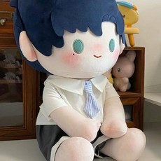 40cm 졸업식 세트 솜인형 앉은 솜인형옷 인형옷 넥타이 셔츠 솜깅이 스쿨룩 자세, 40cm 아기 옷 (인형 미포함), 그레이 래빗 아카데미 3점