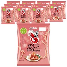 Calbee 卡樂比 蝦條 櫻花蝦口味, 12個, 50g
