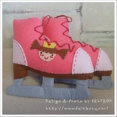 (돌잡이용품) 스케이트만들기 교구 바느질, 1개