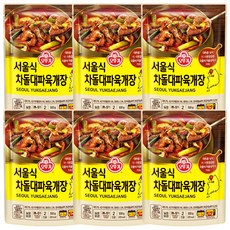 오뚜기 서울식 차돌대파육개장, 500g, 6개