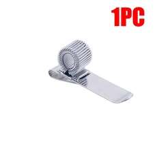 1/2PCS 휴대용 금속 펜 클립 다기능 펜 클립 노트북 봄 펜 클립 노트북 펜 클립 폴더 책 클립에 적합, 02 Style 2
