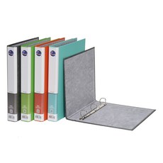 同春 4色D型三孔夾，1、1.5、2英寸，12個/箱，辦公文件收納整理必備, 1個, GF8310D D型三孔夾1吋,粉藍