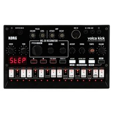 KORG 아날로그 킥 제너레이터 VOLCA KICK(볼카킥) 블루투스 이어폰, 1개, 블랙, VOLCAKICK