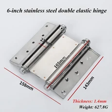 더블 액션 스프링 힌지 살롱 카페 도어 스윙 도어, 02 6 inches