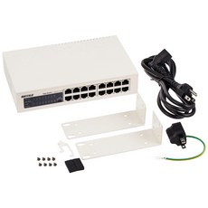 BUFFALO Giga 대응 16 포트 화이트 스위칭 허브 일본 메이커 LSW4-GT-16NSR, 1개