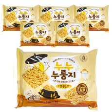 누누 누룽지 쌀로만든 누룽지팝콘, 5개, 288g