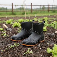 주말농장 장화 남성 여성 농사용 논슬립 벌초 논 밭 밭일 텃밭 농사 농업 발목 짧은 경량