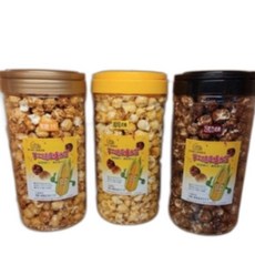 土庫農會 手工脆皮爆米花 起司口味 罐裝 台灣在地玉米 非油炸, 300g, 1個