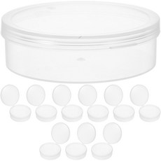 BESTOYARD 0pcs 8cm 원형 파우더 퍼프 보관함 휴대용 메이크업 스펀지 정리함 여행 및 일상용 컴팩트 케이스