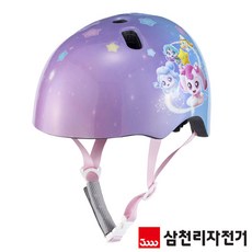 삼천리 캐치티니핑 정품 슈팅스타 어반헬멧 퍼플 하츄핑 캐릭터 여아 자전거 킥보드 보호장구, 삼천리 레전드 캐치티니핑 어반헬멧, 1개