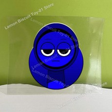 스프렁키스 전사 스티커 만화 비닐 크리스탈 라벨 양각 데칼 자가 접착 방수 컵 병 선물용, 1개, 3. JZHZ 1