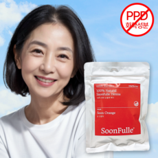 순풀레 순수 천연 헤나 염색 가루 PPD없는 염색약, 순오렌지, 1개