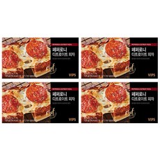 빕스 페퍼로니 디트로이트 피자 125g x 4개