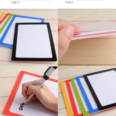 제이엠 탈부착 포켓패드 A5 화이트보드 포켓 A5, 노랑