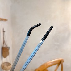 파충류 먹이 스테인리스 러버 핀셋 고무팁 27cm 도마뱀 먹이급여, 곡선형 27cm