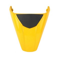 오토바이 뒷좌석 승객용 카울 시트 백 커버 페어링 부품, 4. 노란색