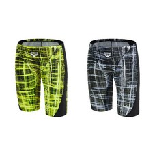 ❲백화점정품❳ 아레나 남성 실내 수영복 글로잉 일반 4부 A4FM1MF14 강습 탄탄이