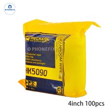 MECHANIC HK5090 10x10cm 먼지없는 천 소프트 클린 룸 와이퍼 화면 청소를 고 마이크로 화이버 정전기 방지 비 먼지 천, [01] 4inch 100Pcs