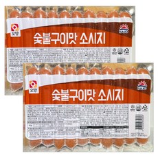 [현대프리마켓] 사조오양 숯불구이 소시지, 2kg, 1세트