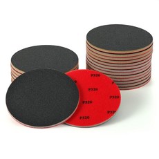 MAXMAN 폼 샌딩 패드 18개 12.7cm(5인치) 볼링 샌딩 패드 2500그릿 샌딩 스폰지 세트 재사용 가능한 습식 건식 사포 블록 랜덤 궤도 샌더 목재 금속, 6인치_320 그릿
