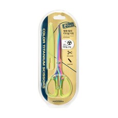 피스코리아 칼라티타늄 캡가위, 혼합색상, 1개