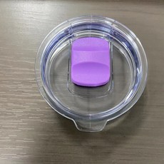 스탠리호환 스타벅스호환 교체용 뚜껑 자석 푸시형 투명 12온스 20온스 텀블러 머그컵, 1개, 30oz 자석 흡입 뚜껑 내경 9cm 퍼플