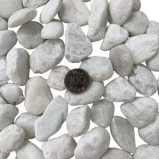 대성식물 백자갈 3kg 소분 마감돌 인테리어돌, 1개