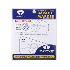 高爾夫球桿 桿面貼紙 擊球貼紙 適用鐵桿, 鐵桿桿面貼紙, 1套