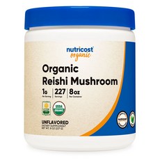 뉴트리코스트 오가닉 레이쉬 머쉬룸 8oz 무맛, 1개, 226.797g