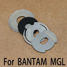 BANTAM MGL 適用 聲響脫鉤報警器 適用於水滴輪/鼓輪路亞改裝配件, 1個, 左手(淨重8.2g)