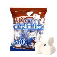 빅사이즈 BBQ 빅 머쉬멜로우1kg/비비큐마시멜로/구워먹는마시멜로/캠핑용마시멜로/캠핑간식, 1개, 1kg