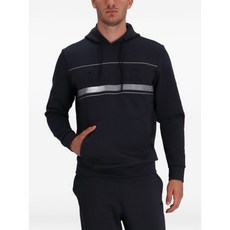 보스 로고 밴드 후드 스웨트셔츠