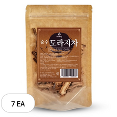 티랑 순수 도라지차(볶음), 50g, 1개입, 7개