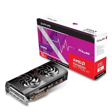 Sapphire 11335-04-20G 펄스 AMD 라데온 RX 7700 XT 게이밍 그래픽 카드 12GB GDDR6 AMD RDNA 3 포함, Sapphire 11335-04-20G 펄스 AMD 라