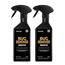 세차학개론 버그클리너 벌레제거제, 2개, 500ml