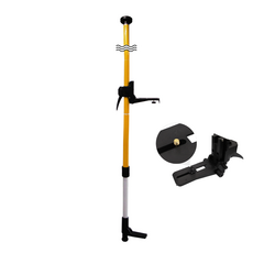 신콘 레벨기폴대 레이저폴대 서포트폴대 3.3m, 1세트