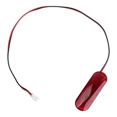 전동 스쿠터 뒷바퀴 펜더 미등 후면 머드 가드 테일 라이트 교체 부품, 색상: 2. 1 set, 1개