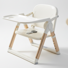 다쥬베베 유아용 부스터 식탁의자 휴대용, 베이지