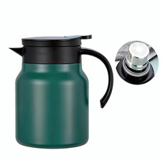 316不鏽鋼燜茶壺 智能溫顯 800ml, 貓眼綠4, 1個