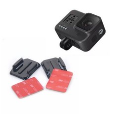 베이스 9 액션캠 호환 버클 퀵릴리스 곡면 헬멧 세트, 3개