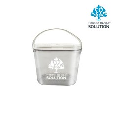 Holistic Recipe寵物飼料儲存桶 SOLUTION 透明密封防潮寵物食品收納箱 附提手設計, 1個