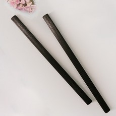 캔들나라 섬유스틱, 소 블랙 통통 6mm 12cm, 1개, 1개입