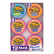 후바부바 버블 테이프 껌 56gX12개 대용량 3가지맛, 56g, 1세트