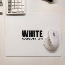 굿즈랩스튜디오 강화 유리 마우스패드 코어 시리즈 5종, 1개, WHITE